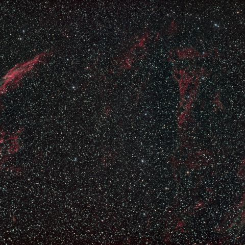 NGC6960・NGC6992-5 網状星雲