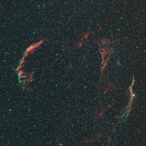 NGC6960・NGC6992-5 網状星雲