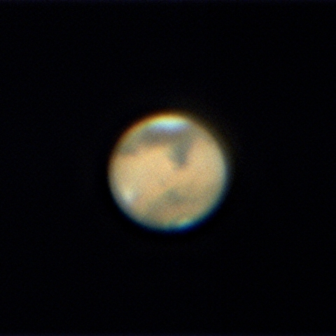 最接近日の火星 中央経度272.8°