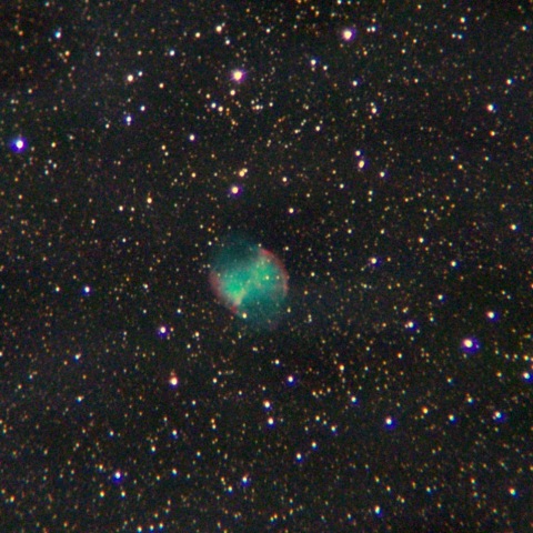 M27 亜鈴状星雲（再処理）　2026.10.11