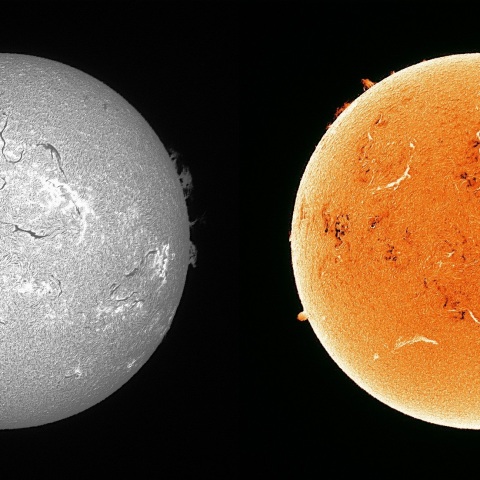 Sun in H-alpha on April 27, 2025