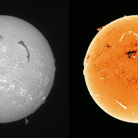 Sun in H-alpha on May 4, 2025