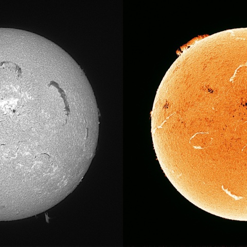 Sun in H-alpha on May 5, 2025