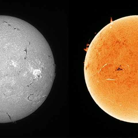 Sun in H-alpha on May 8, 2025