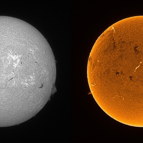 Sun in H-alpha on May 20, 2025