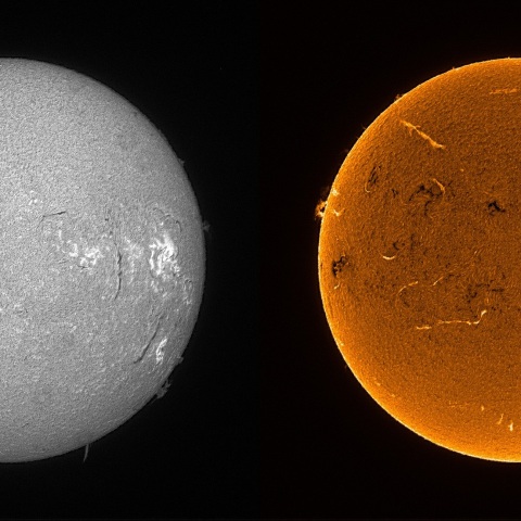 Sun in H-alpha on June 5, 2025
