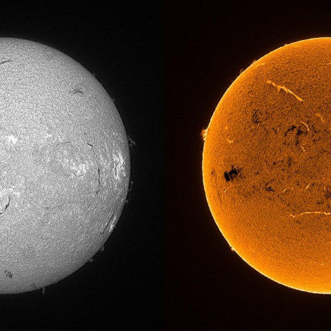 Sun in H-alpha on June 6, 2025