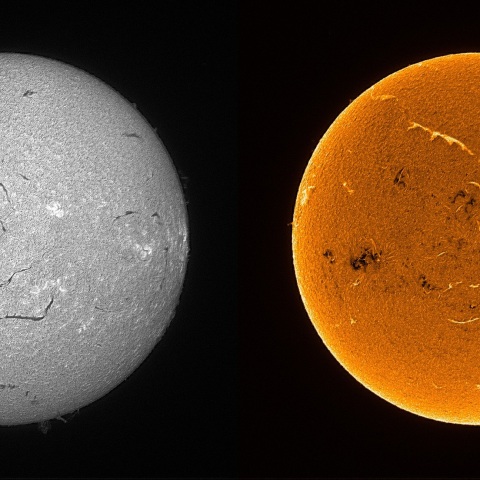 Sun in H-alpha on June 7, 2025