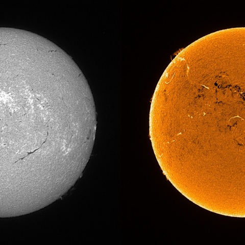 Sun in H-alpha on June 17, 2025