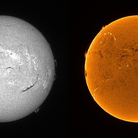 Sun in H-alpha on June 18, 2025