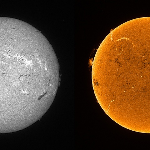 Sun in H-alpha on June 19, 2025
