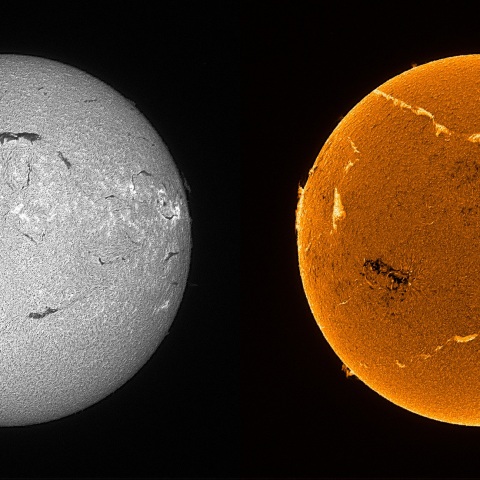 Sun in H-alpha on June 22, 2025