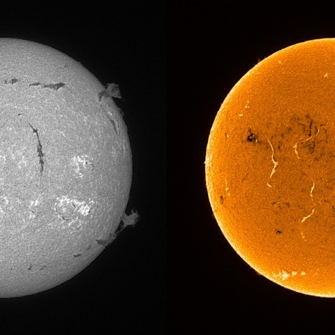 Sun in H-alpha on June 27, 2025
