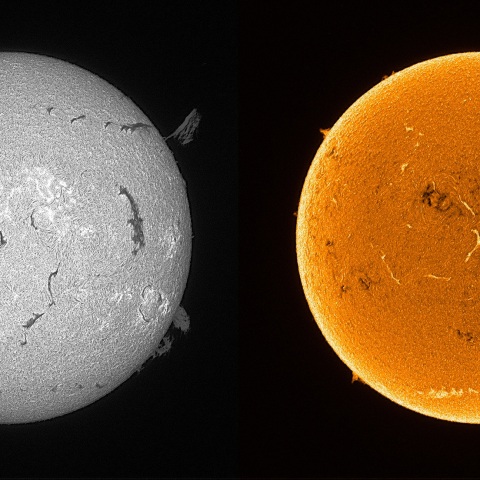 Sun in H-alpha on June 29, 2025