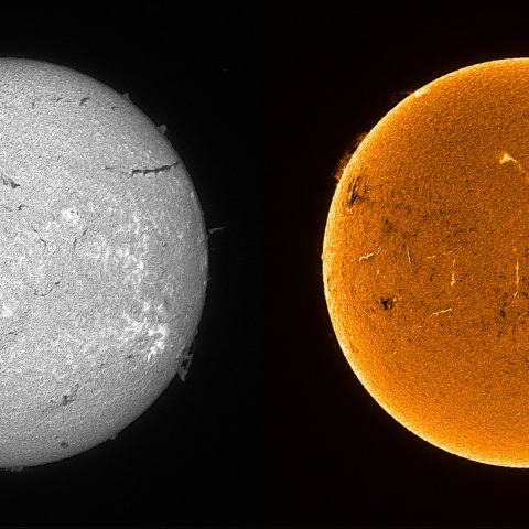 Sun in H-alpha on July 10, 2025