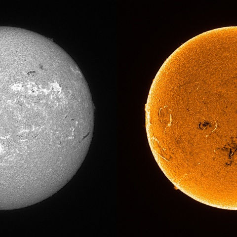Sun in H-alpha on July 17, 2025