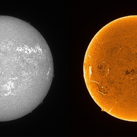 Sun in H-alpha on July 18, 2025