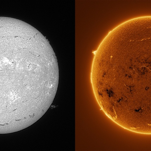 Sun in H-alpha on July 26, 2025
