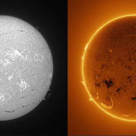 Sun in H-alpha on July 27, 2025