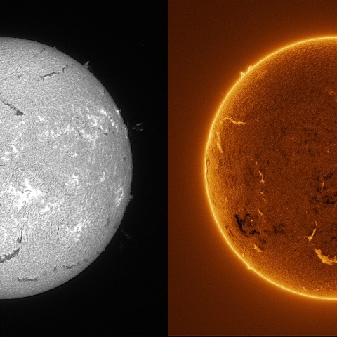 Sun in H-alpha on July 30, 2025