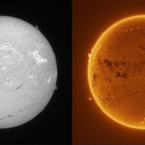 Sun in H-alpha on August 9, 2025