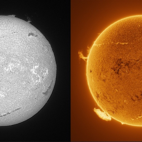 Sun in H-alpha on August 20, 2025