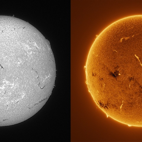 Sun in H-alpha on August 25, 2025