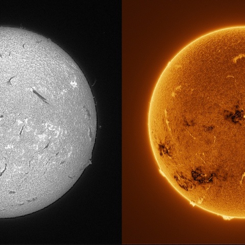 Sun in H-alpha on August 27, 2025