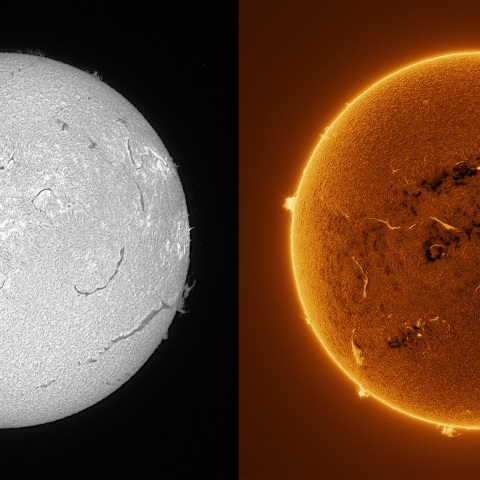 Sun in H-alpha on September 6, 2025