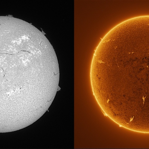 Sun in H-alpha on September 9, 2025