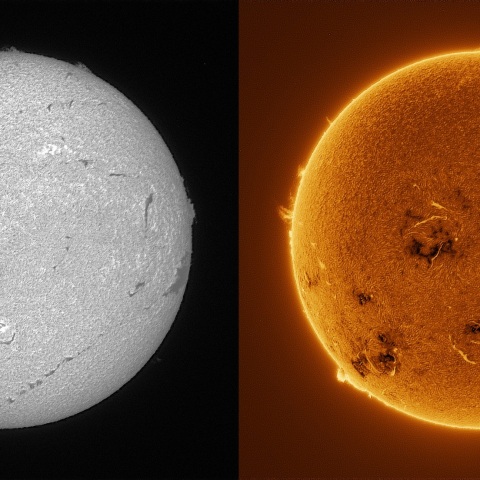 Sun in H-alpha on September 17, 2025