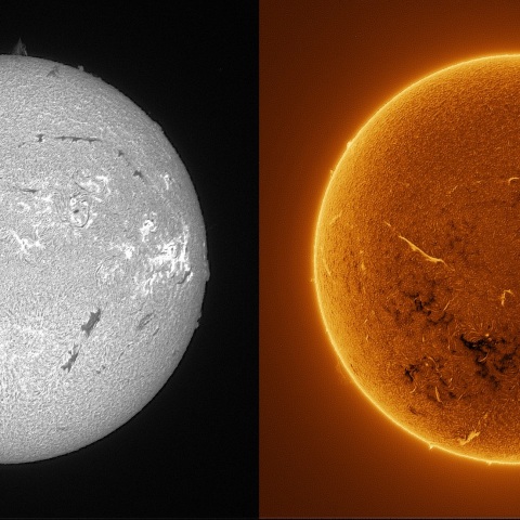 Sun in H-alpha on September 25, 2025