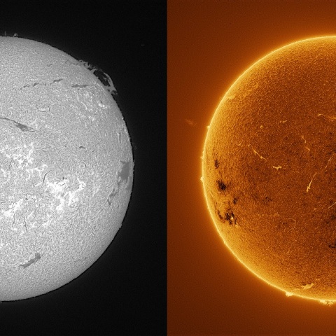 Sun in H-alpha on September 28, 2025
