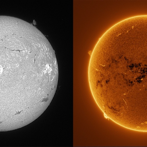 Sun in H-alpha on October 2, 2025