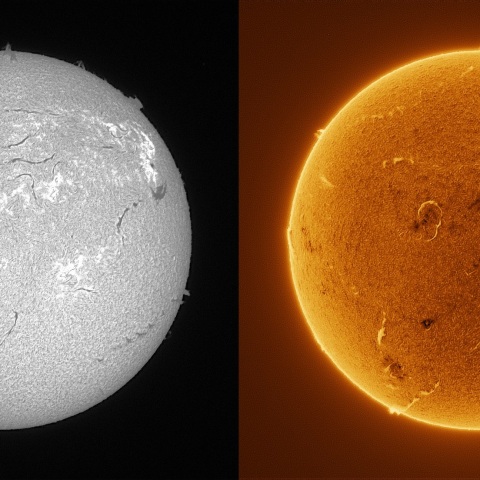 Sun in H-alpha on October 7, 2025