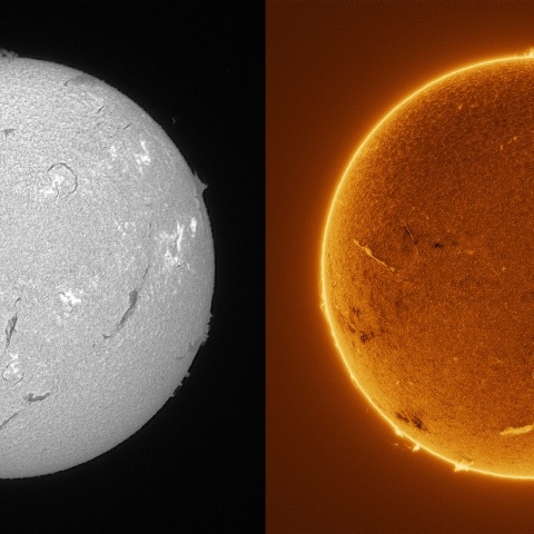 Sun in H-alpha on October 10, 2025