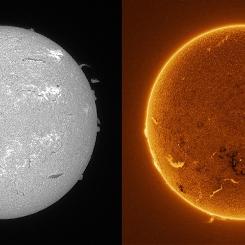 Sun in H-alpha on October 17, 2025