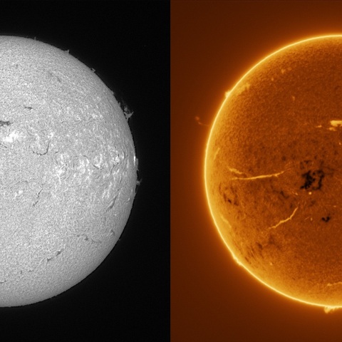 Sun in H-alpha on October 28, 2025