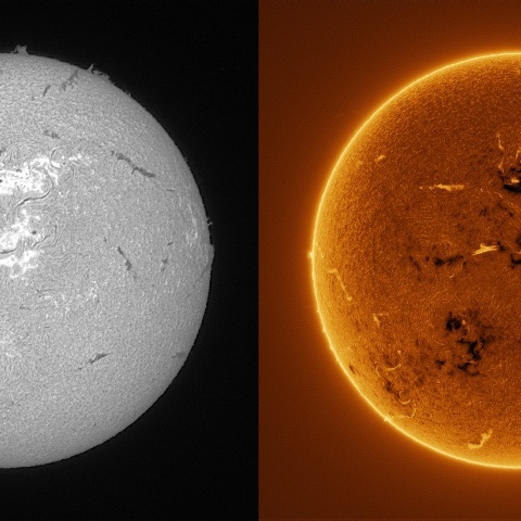 Sun in H-alpha on November 10, 2025