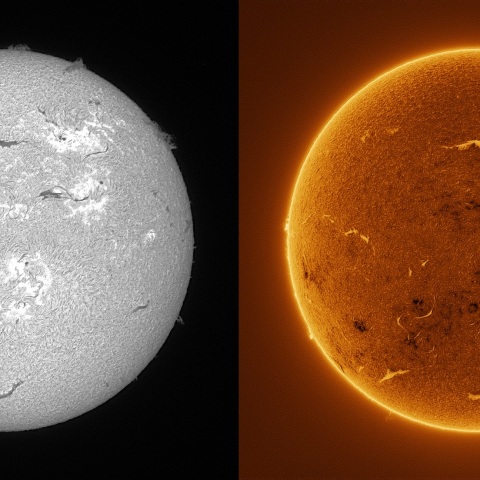Sun in H-alpha on November 12, 2025