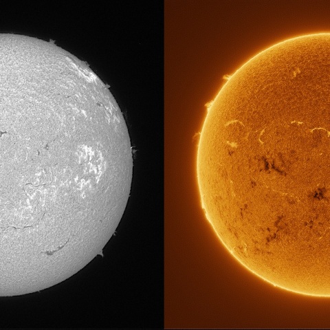 Sun in H-alpha on November 15, 2025