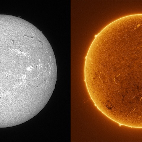Sun in H-alpha on November 19, 2025