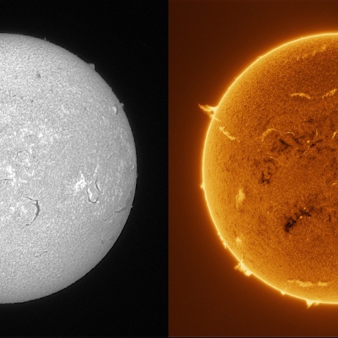 Sun in H-alpha on November 26, 2025