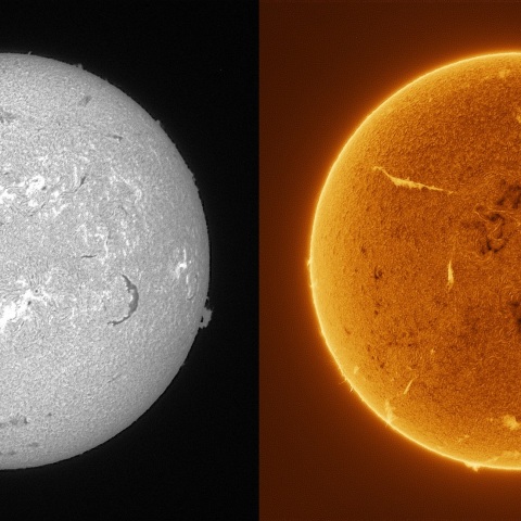 Sun in H-alpha on November 28, 2025