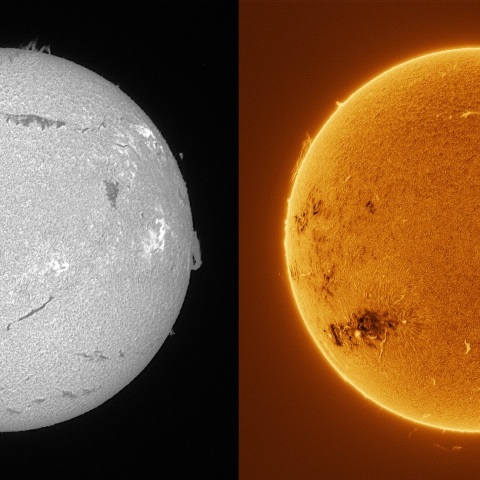 Sun in H-alpha on December 2, 2025