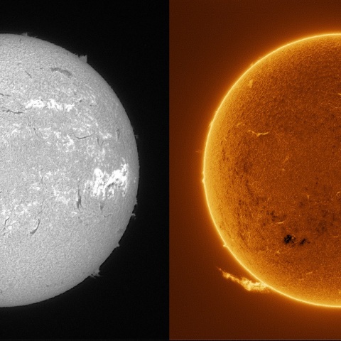 Sun in H-alpha on December 10, 2025
