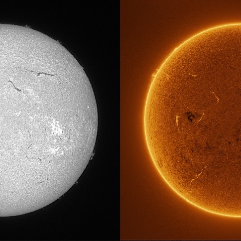 Sun in H-alpha on December 15, 2025