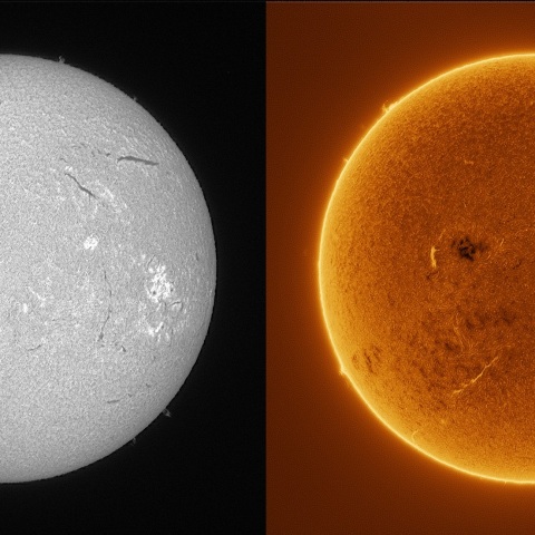 Sun in H-alpha on December 16, 2025