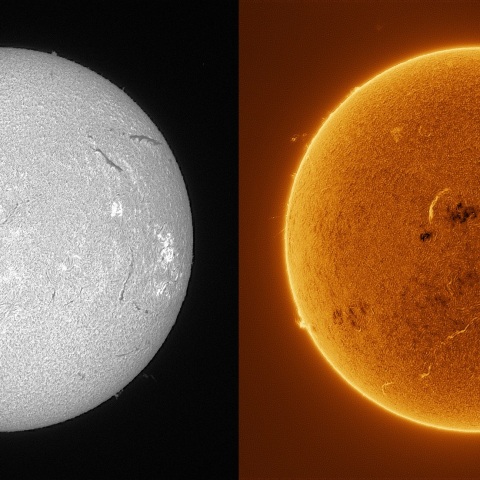 Sun in H-alpha on December 17, 2025