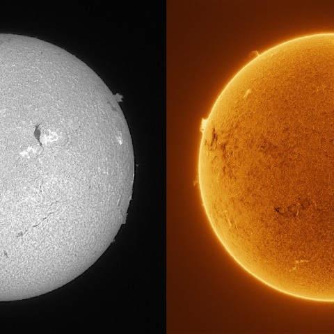 Sun in H-alpha on December 19, 2025